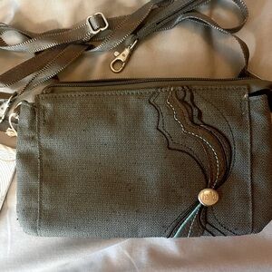 HAIKU Women's Small Stride Crossbody   Wristlet Wallet NEW Cactus Green